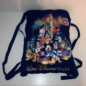 Disney Parks authentic cinchsack backpack like new